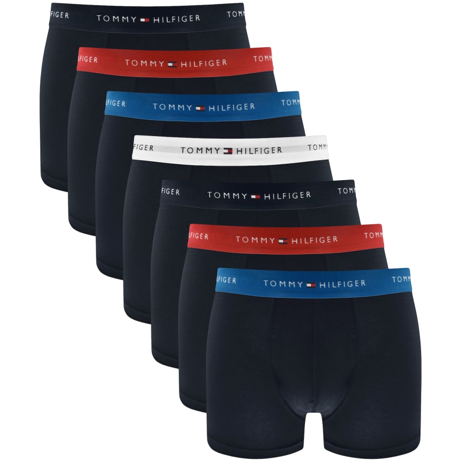 Tommy Hilfiger Underwear 7 Pack Trunks Navy